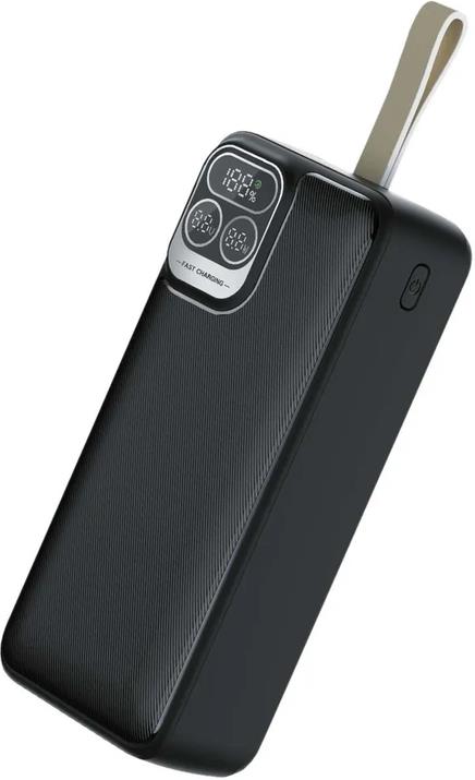 Мобильный аккумулятор "Perfeo" Powerbank Atomic Age 30000 mAh/LED дисплей/PD + QC 3.0/Type-C/