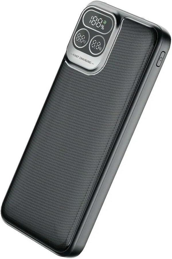 Мобильный аккумулятор "Perfeo" Powerbank Atomic Age 10000 mAh/LED дисплей/PD + QC 3.0/Type-C/2 USB