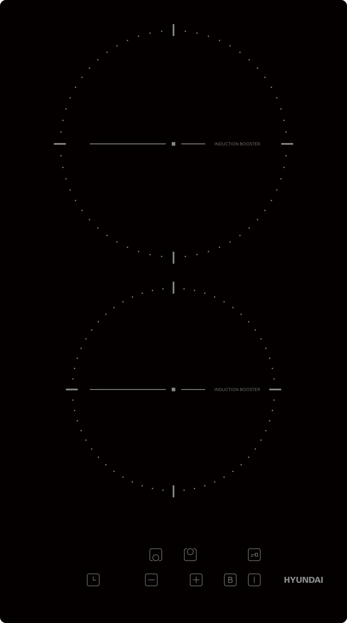 Встраиваемая поверхность "Hyundai" HHI3710BG