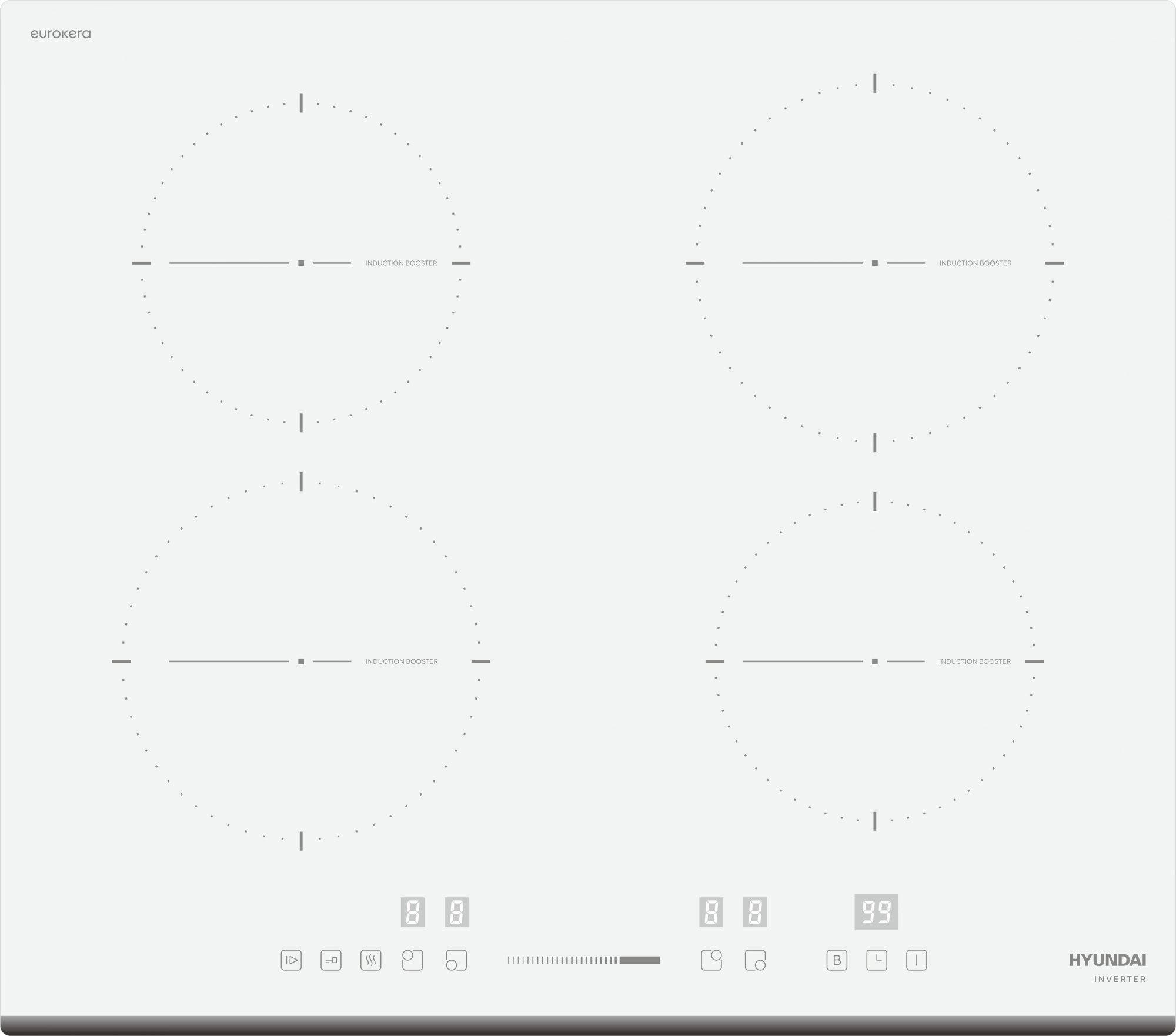 Встраиваемая поверхность "Hyundai" HHI6752WG