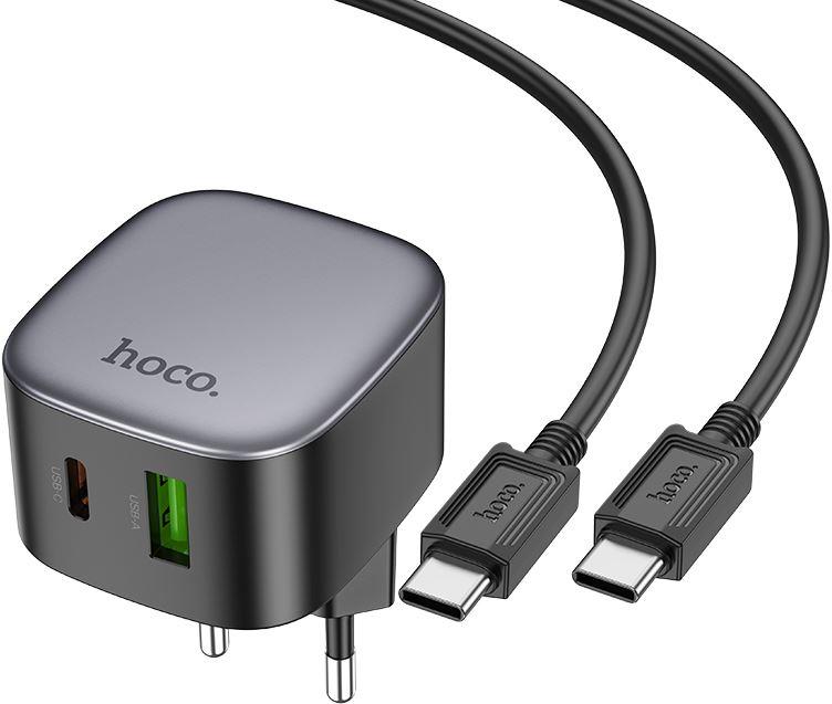 СЗУ "HOCO" (6942007617475) CS32Aaa 1USB+1USB-C 3.0A PD 20W+QC3.0