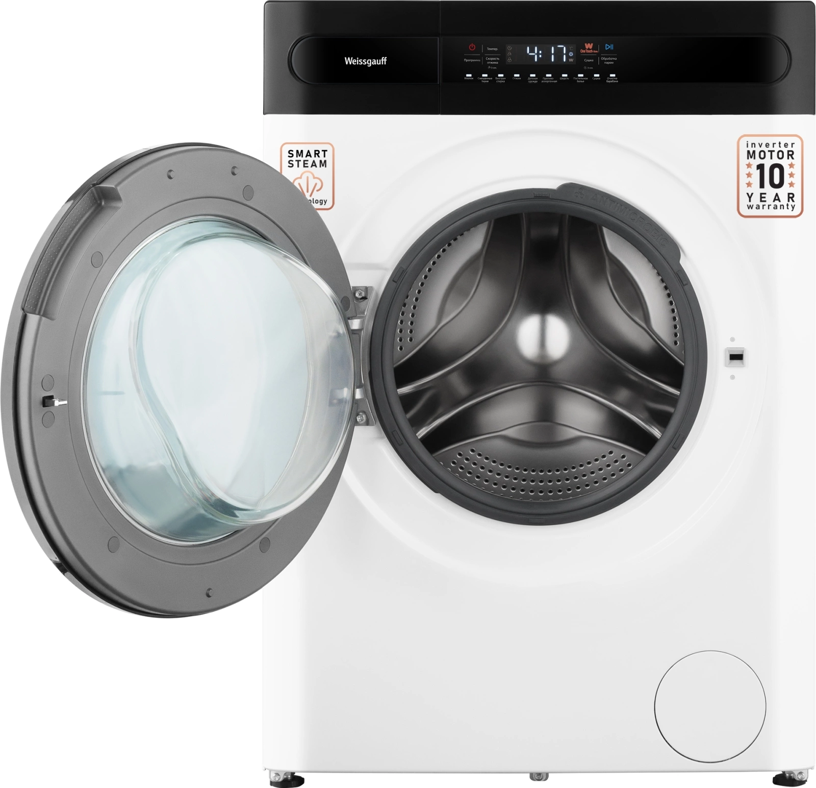 Стиральная машина "Weissgauff" WMD49411DC Inverter Steam