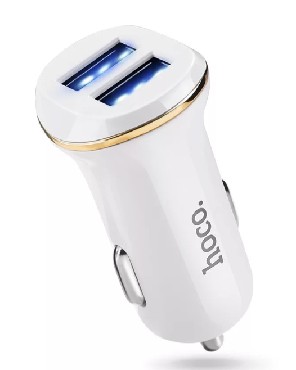 АЗУ "Hoco" (6957531040132) Z1 АЗУ 2USB 2.1A для LIGHTNING 8-PIN белый