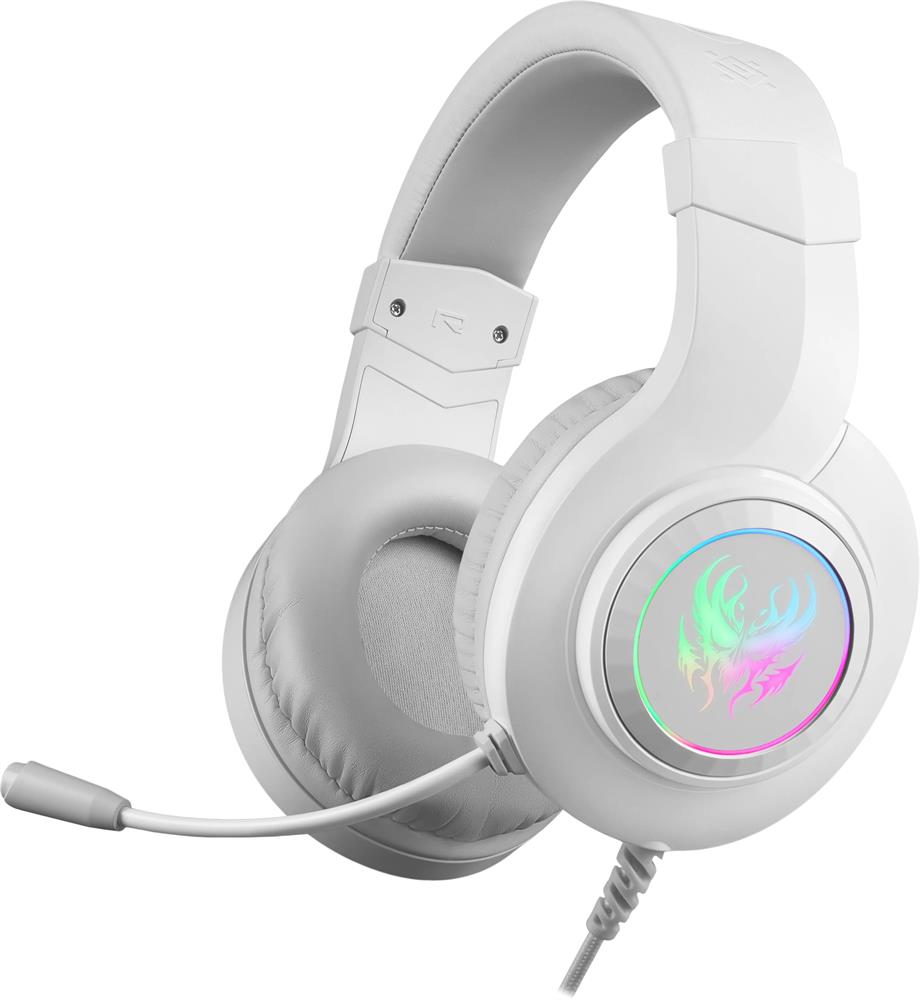 Наушники "Defender" (64605) Ghost LED белый, LED, провод 1.8 м