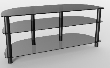 Стойка "MD" 403 slim/черн/дымч