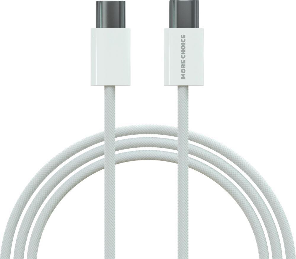 Кабель "MORE CHOICE" (4620202550378) K75a USB 3.0A PD 60W для Type-C Type-C нейлон 2м