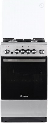 Комбинированная плита "De Luxe" 5040.41гэ(кр)чр 010 нержавейка