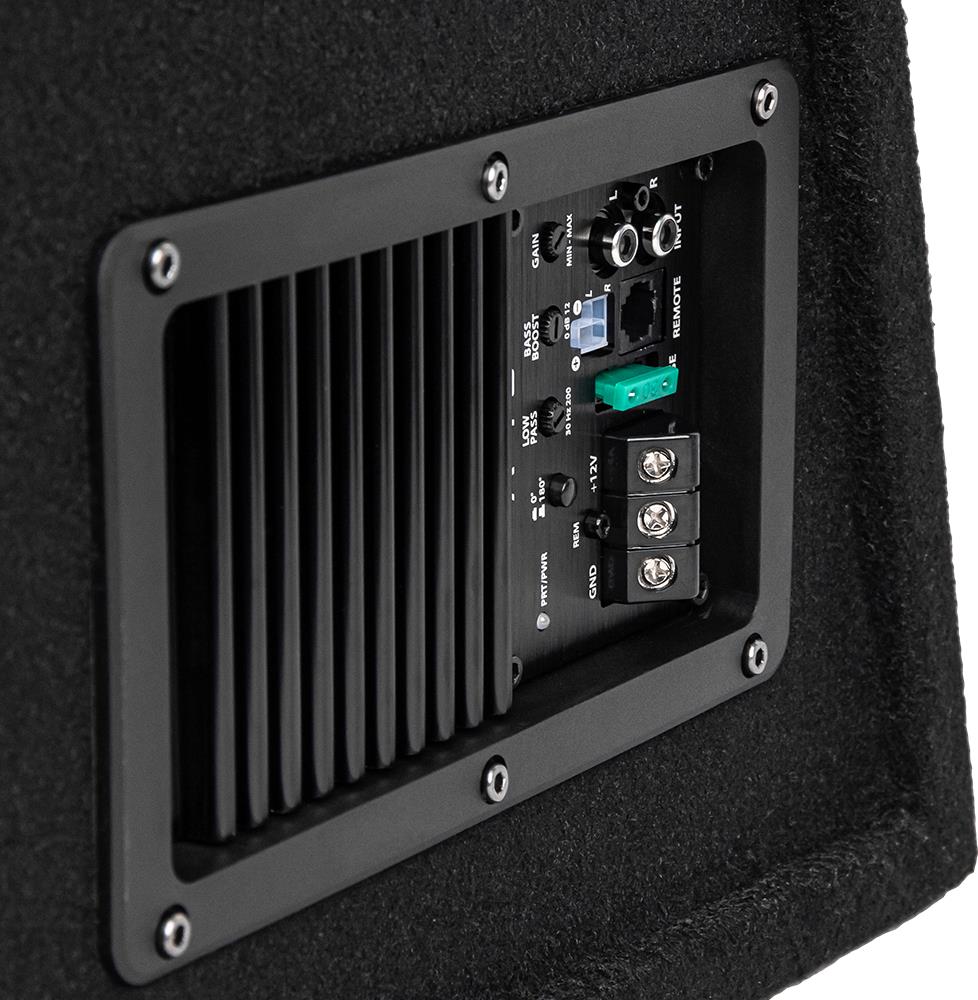 Автосабвуфер "ACV" CRAFT F122A активный двойной/корпусной/3000Вт/30см*2/SPL-110дБ/черный