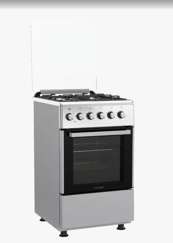 Комбинированная плита "Norden" FF5405GAZk Нержавеющая сталь