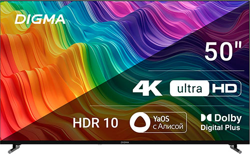 Телевизор "Digma" DM-LED50UBB33