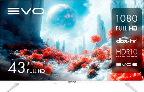 Телевизор "EVO" TV 43 White