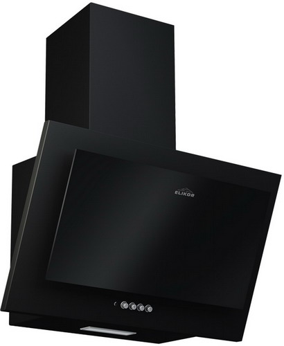 Вытяжка "Elikor" Коралл 50П-430-К3Д черный/черн.стекло