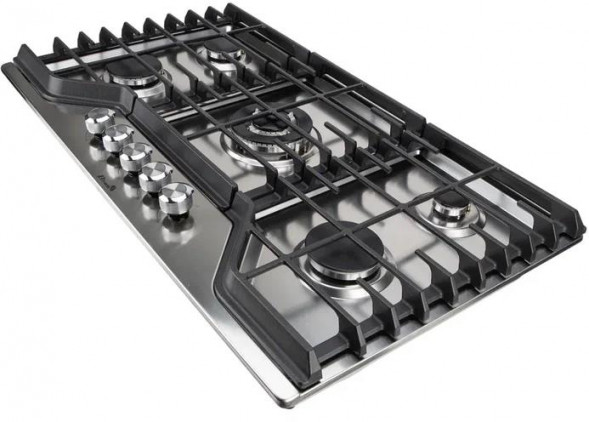 Встраиваемая поверхность "Eltronic" (33-15) 5 конфорок, нержавеющаяя сталь