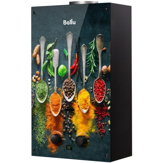 Газовый водонагреватель "Ballu" GWH 10 Fiery Glass Curry