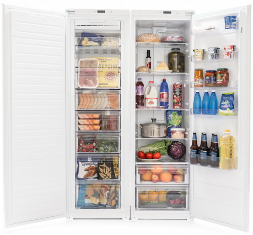 Холодильник "Scandilux" SBSBI303EZ (RBI303EZ+FNBI303E)