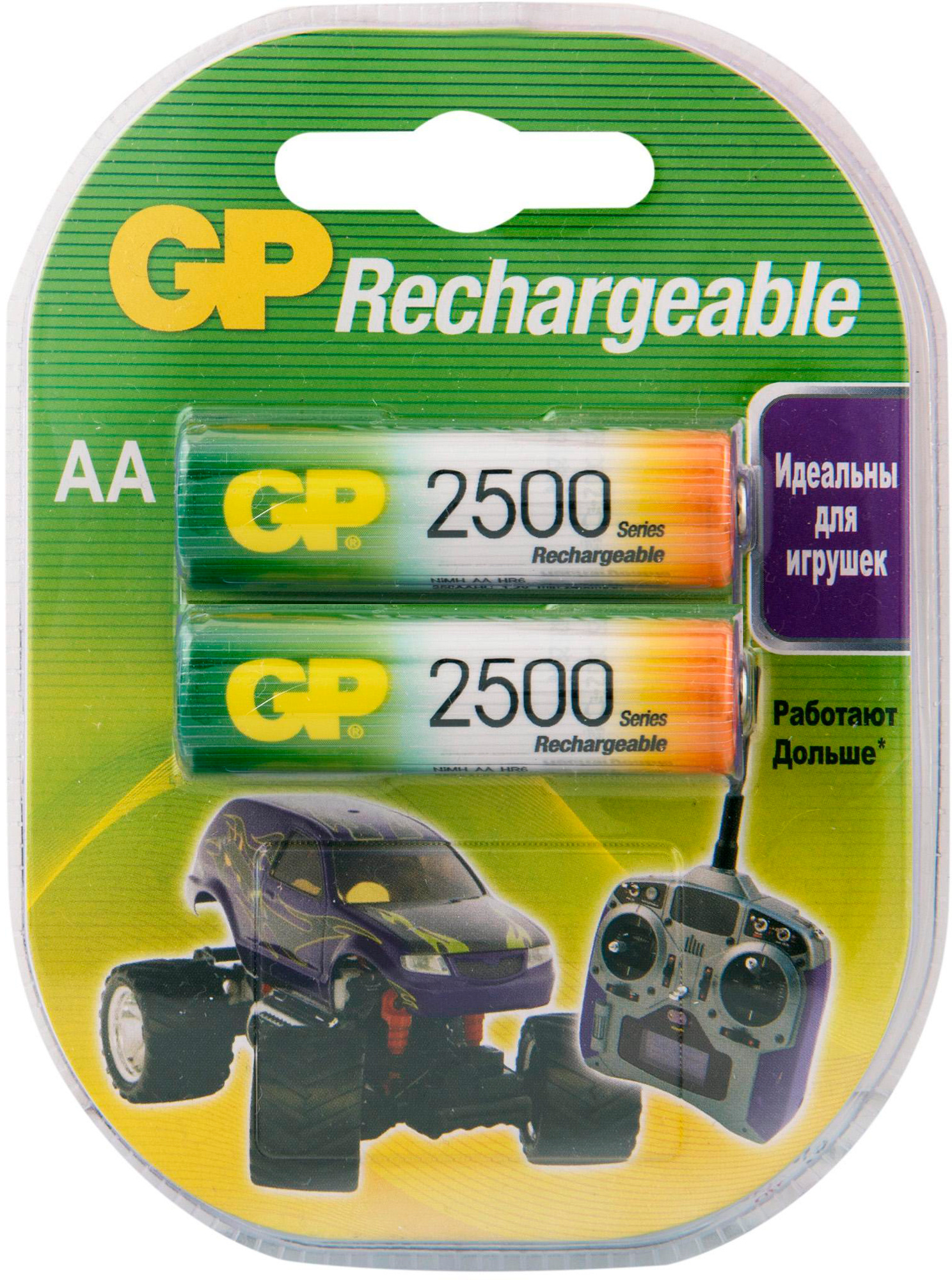 Аккумулятор "GP" 250AAHC (UC2/CR2) (PET)