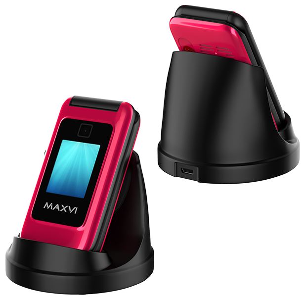 Телефон мобильный "Maxvi" E8 pink