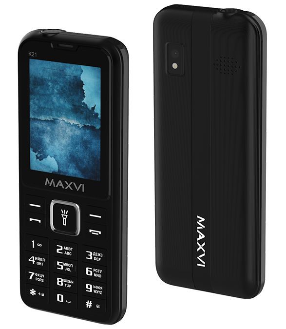Телефон мобильный "Maxvi" K21 black