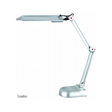 Светильник "Camelion" KD-017A С03 серебро (Светильник настольный, в к-те база+струбцина, 230V 11W)