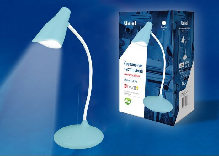 Светильник "Uniel" TLD-559 BLUE/LED/280LM/5000K/DIMMER