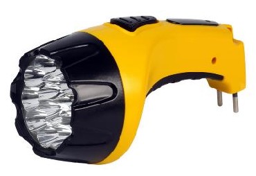 Фонарь "Smartbuy" SBF-85-Y 15 LED с прямой зарядкой желтый
