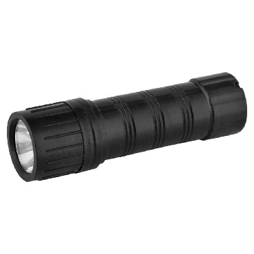 Фонарь "Ultraflash" 7102-ТН (фонарь, черный, 1LED, 1 реж, 3XR03, пласт, блист-пакет)