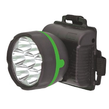Фонарь "Ultraflash" 909LED7 (фонарь налобн, черный, 7LED, 1 реж, 3XR6, пласт, коробка)