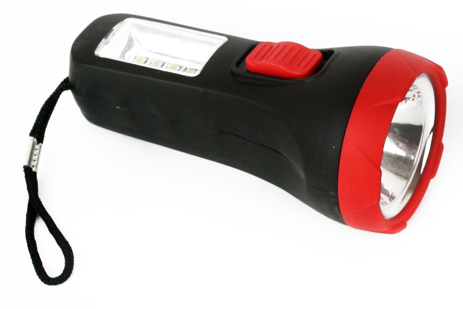 Фонарь "Ultraflash" LED16014 (фонарь, черный, 1 + 4SMD LED, 2 реж, 1XR6, пласт, блист-пак