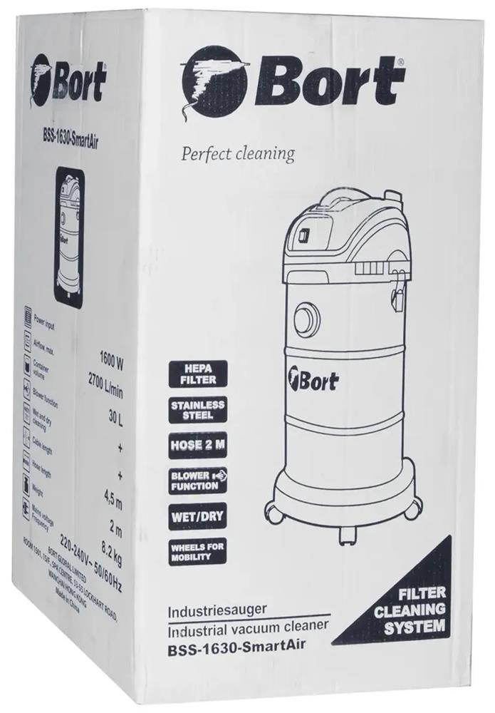 Строительный пылесос "Bort" BSS-1630-STORM