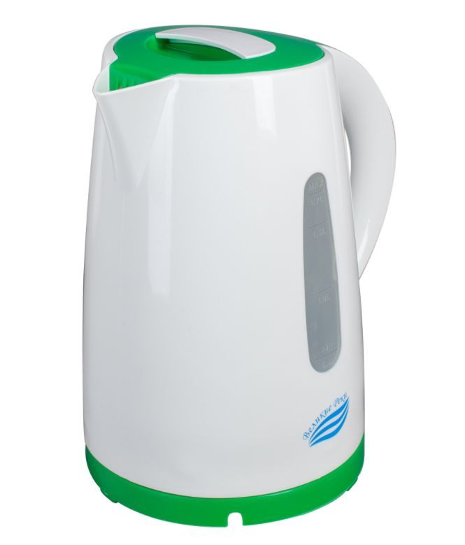 Чайник "Великие реки" Томь-1 белый/зеленый