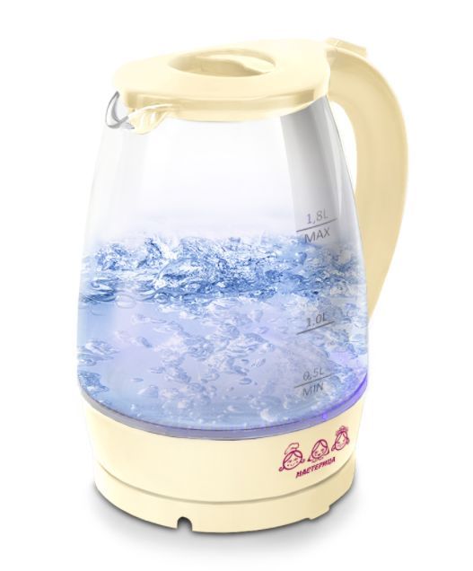 Чайник "Мастерица" ЕК-1801G ваниль