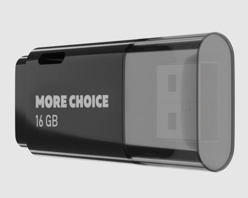 Флеш-диск "MORE CHOICE" (4610196405129) MF16 - черный