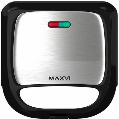 Сэндвиничница "Maxvi" SM751S silver-black