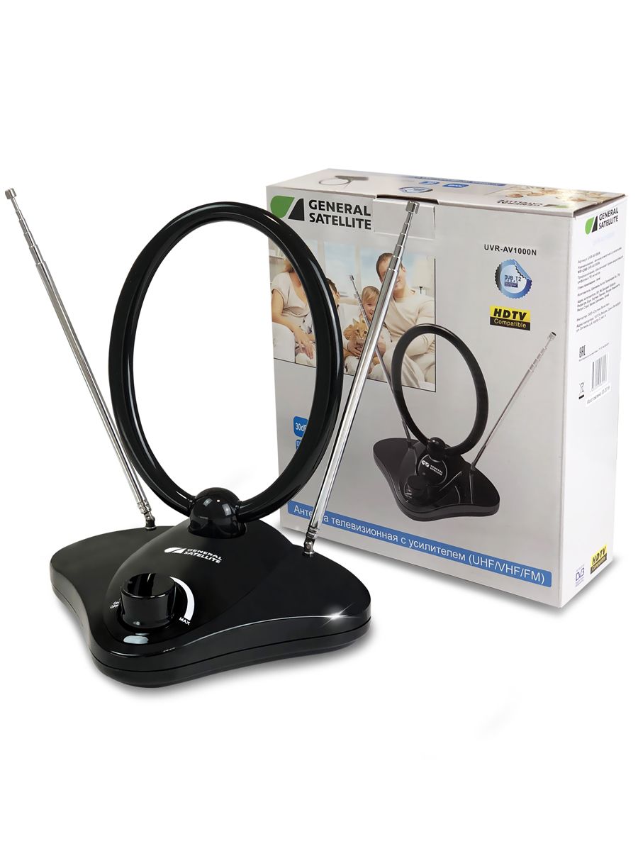 Антенна "GENERALL SATELLITE" UVR-AV1000N МВ+ДМВ