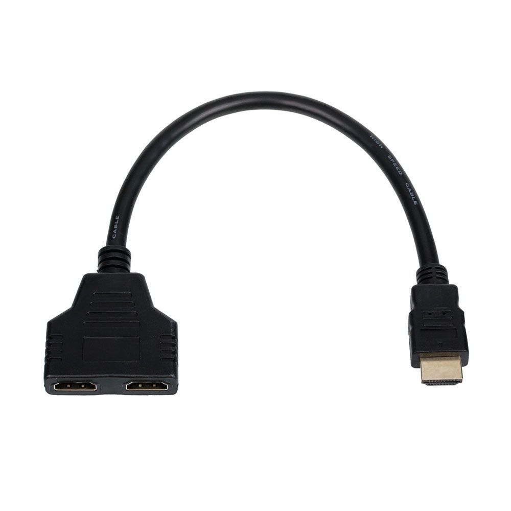 Кабель "Atcom" (AT0901) Кабель-разветвитель HDMI(m) - 2xHDMI(f) 0.1М пакет