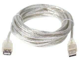 Кабель "Smartbuy" К855 USB2.0 AM--AF 5M
