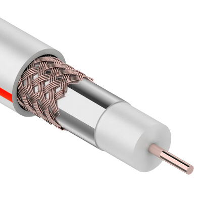 Коаксильный кабель "Proconnect" (01-2401-2-20)  SAT 50M, CCS/AL/AL, 75%, 75 ОМ, бу