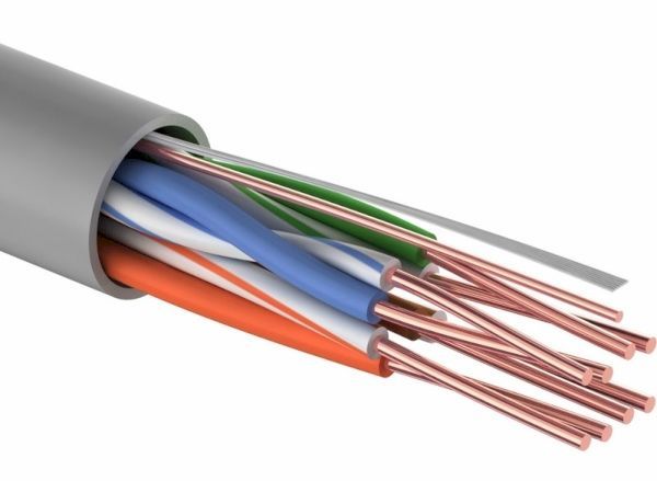 Кабель "Proconnect" (01-0043-3) ВИТАЯ ПАРА ОМЕДНЕННЫЙ, U/UTP, КАТЕГОРИЯ 5E, PVC, 4PR, 24AWG,