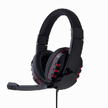 Наушники "Gembird" MHS-782 с микрофоном, черный, 1.8м