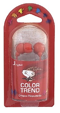 Наушники "Smartbuy" (SBE-3300) COLOR TREND красный