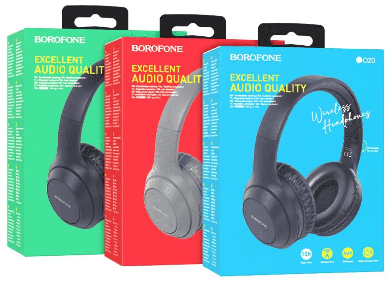 Наушники "Borofone" (6974443387810) BO20 Player BT синий