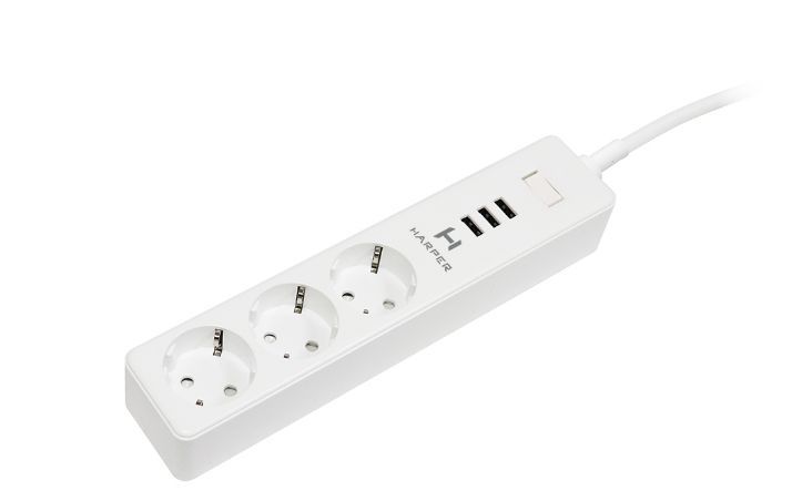 Удлинитель с USB зарядкой "Harper" UCH-315