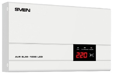 Стабилизатор напряжения "Sven" AVR SLIM-1000 LCD