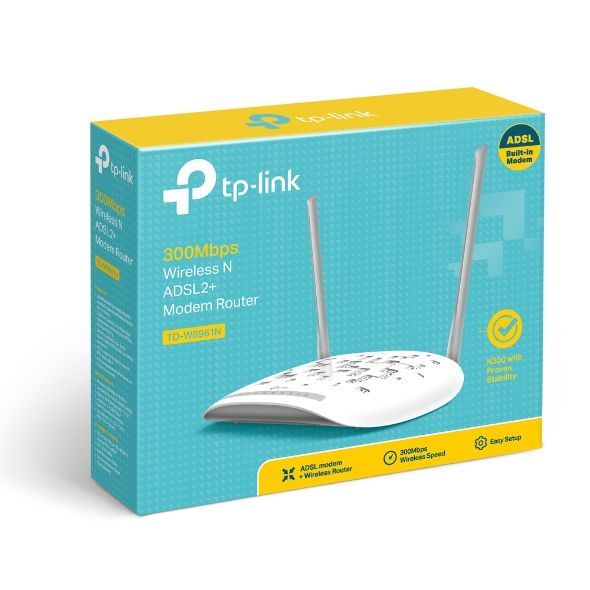 Маршрутизатор "TP-Link" TD-W8961N ADSL беспровод.