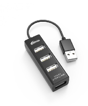 USB-хаб "Ritmix" CR-2402 черный