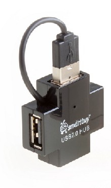 USB-хаб "Smartbuy" SBHA-6900-K 4 порта черный