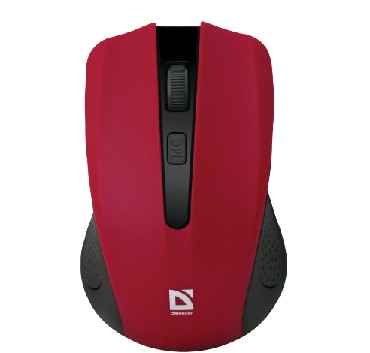 Мышь "Defender" Accura MM-935 красный, опт. беспр. (52937)