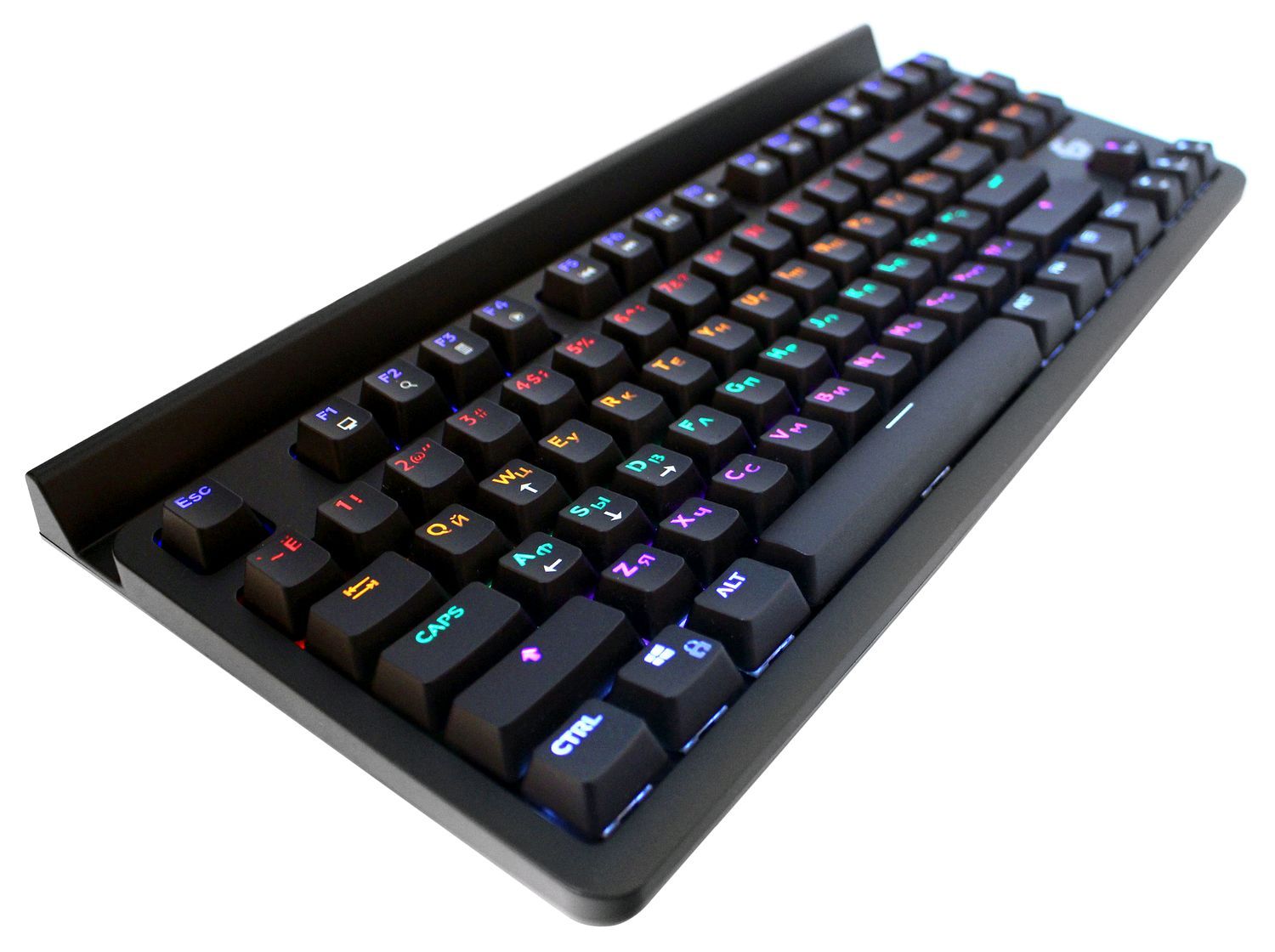 Клавиатура "Gembird" KB-G520L подставка д/планшета ченый
