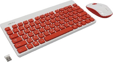 Клавиатура + мышь "Smartbuy" SBC-220349AG-RW красный/белый