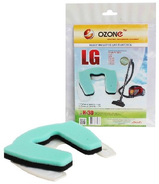 Фильтр д/пылесоса "Ozone" microne H-30 набор микрофильтров для пылесосов LG